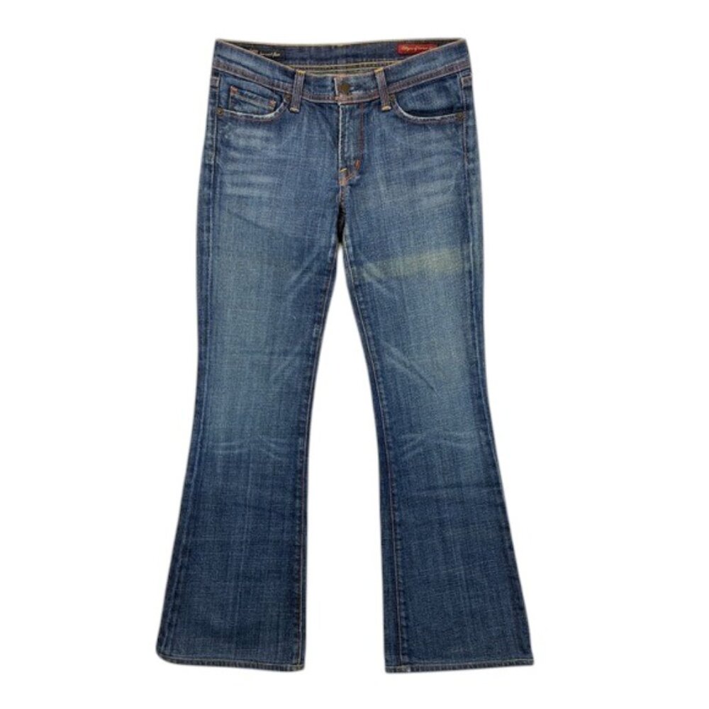 Citizens of Humanity Ingrid #002 Flare Jeans Women’s Blue Stretch Low‎ Waist 27W